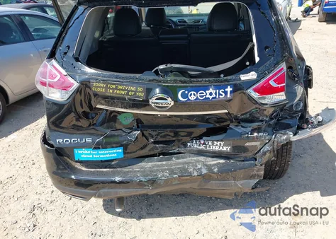 2014 Nissan Rogue Sl z USA, uszkodzony, nr VIN 5N1AT2MV7EC788869